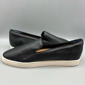 Birdies The Swift Shoes Women’s Size 7.5 Black Leather Slip On Sneakers